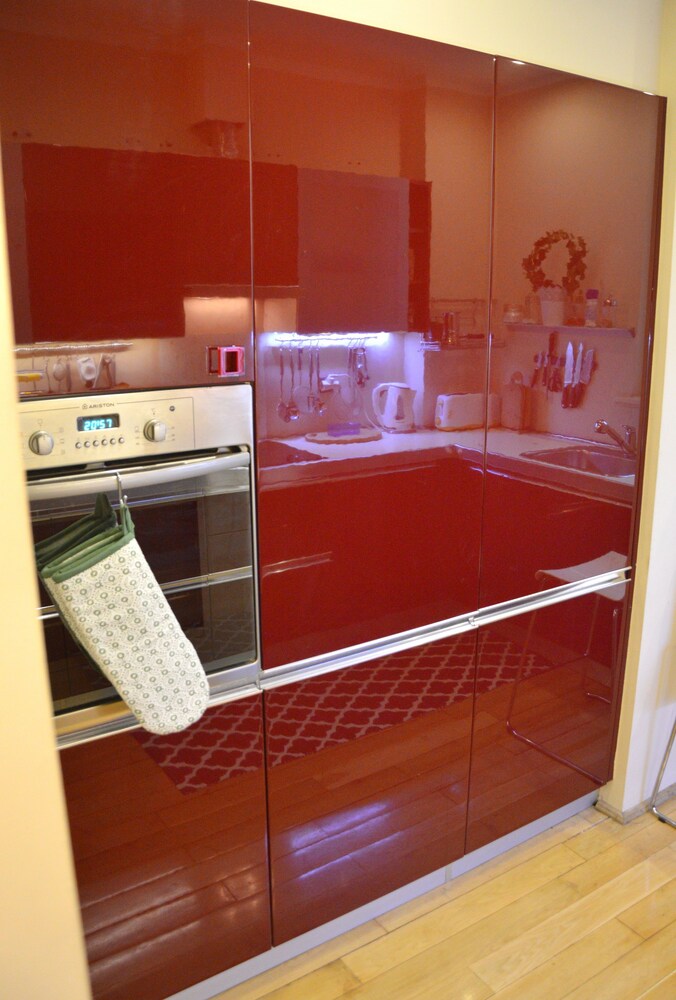 Küche im Zimmer (Design-Apartment, 2 Schlafzimmer (1065 Budapest,Bajcsy-Zsilinszky köz 1))
