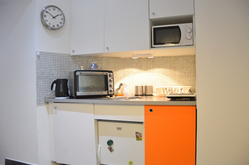 Kochnische im Zimmer (Design-Apartment, 1 Schlafzimmer (1061 Budapest, Andrássy út 34.))