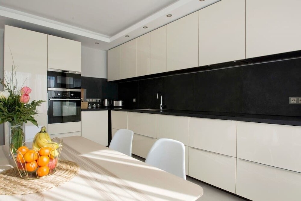 Küche im Zimmer (Design-Apartment, 2 Schlafzimmer (1055 Budapest, Falk Miksa utca 13.))