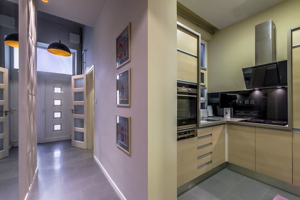 Wohnbereich (Design-Apartment, 2 Schlafzimmer (1061 Budapest, Hegedű utca 9.))
