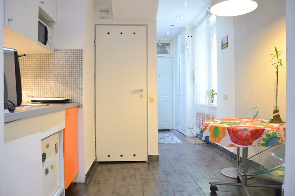 Wohnbereich (Design-Apartment, 1 Schlafzimmer (1061 Budapest, Andrássy út 34.))