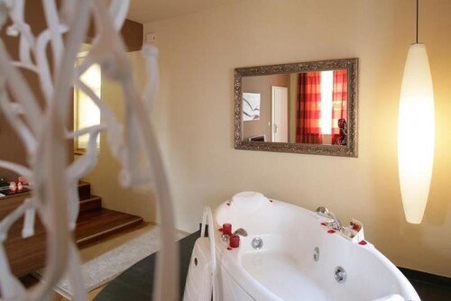 Blick vom Hotel