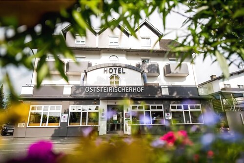 Blick vom Hotel