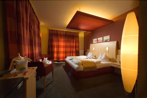 Blick vom Hotel