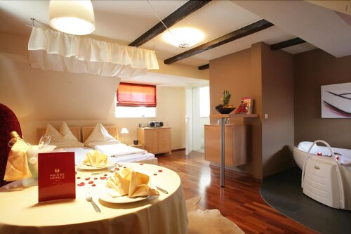 Blick vom Hotel