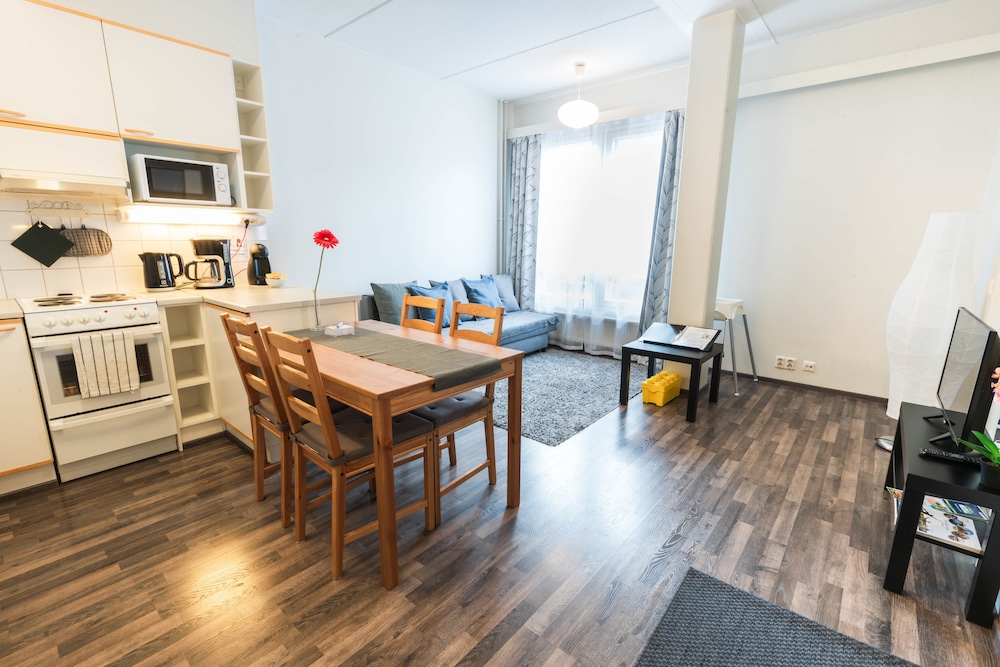 Huoneisto, 1 makuuhuone, Sauna - olohuone