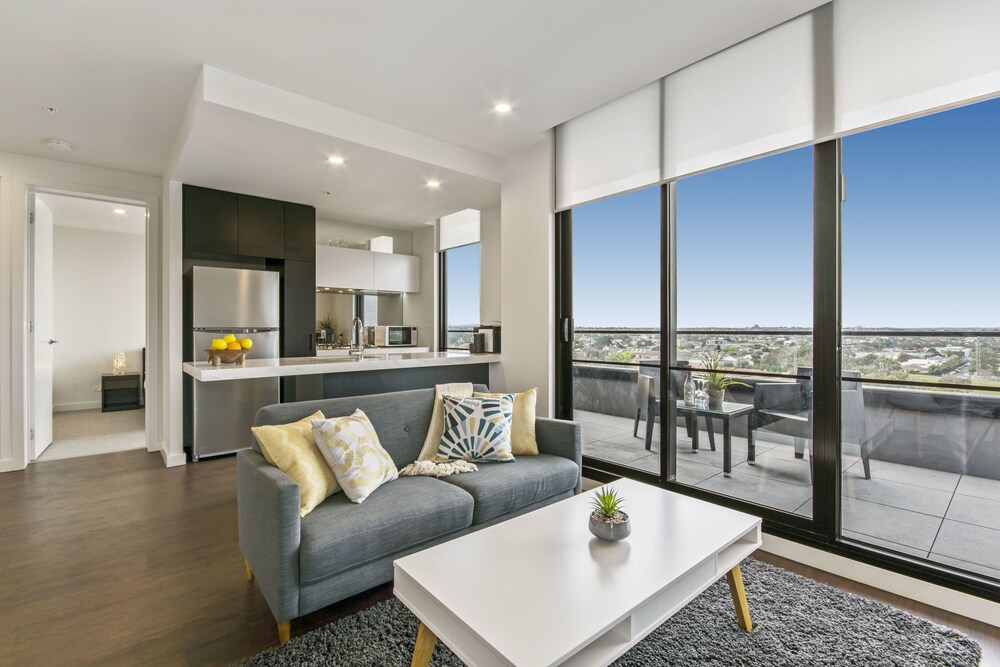 Executive Two Bedroom Two Bathroom Apartment - Living Room