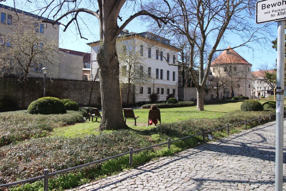 Blick vom Hotel