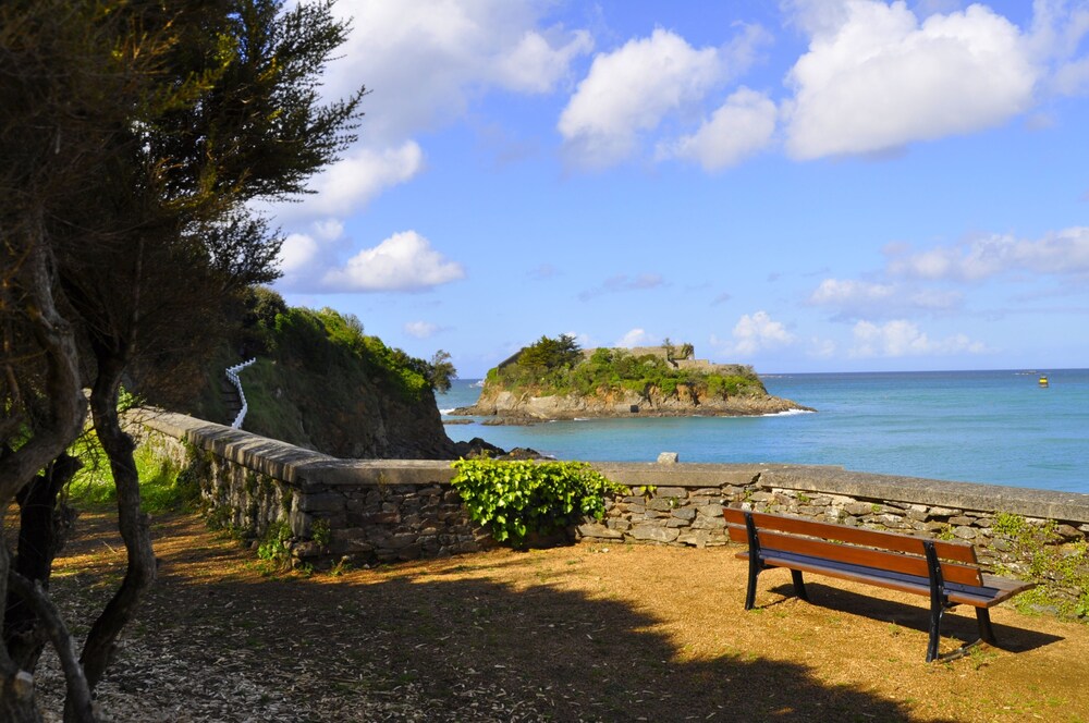 Vue sur la plage/la mer
