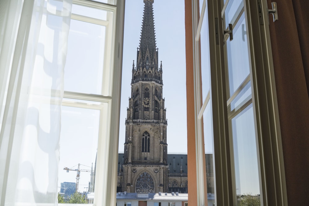 Blick vom Hotel