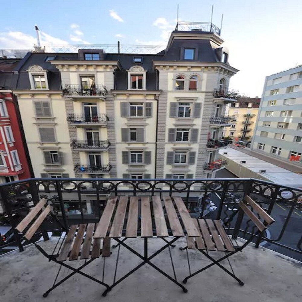 Blick vom Balkon (Matterhorn, 3 Bedroom Apartment)