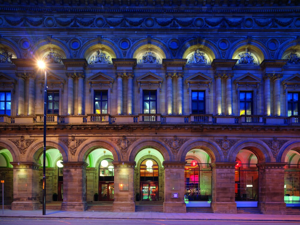 Hotel Front - Evening/Night