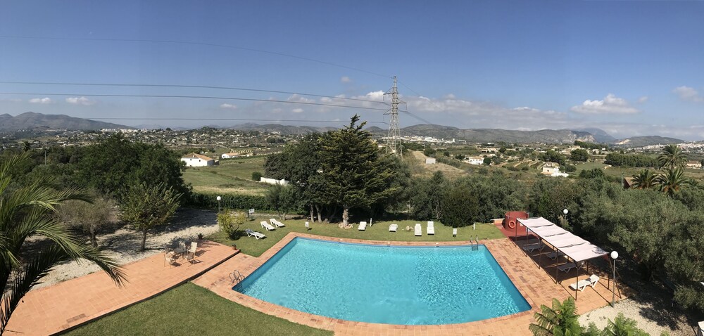Blick auf die Garten