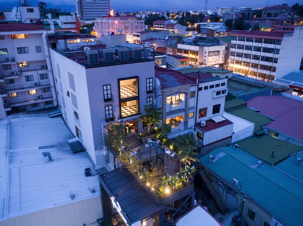 Hotel Front - Evening/Night
