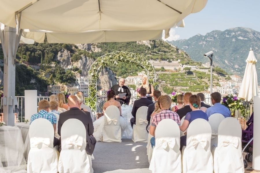 Area per matrimoni all'aperto