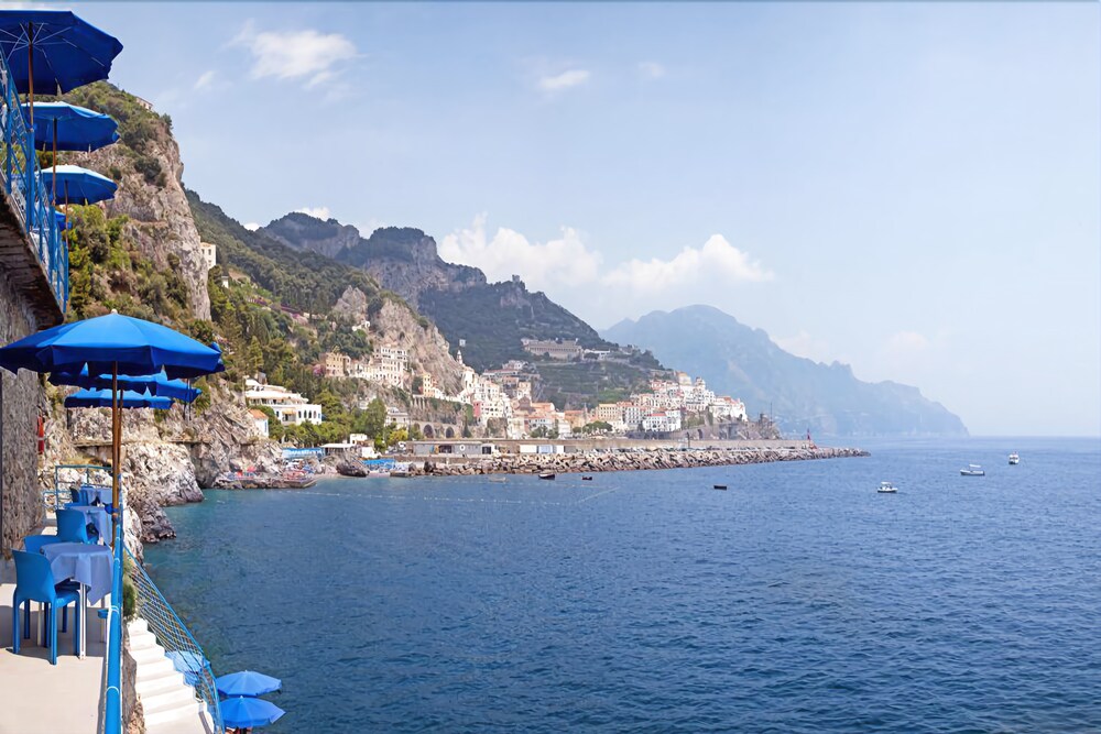 Vista spiaggia/mare