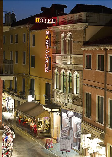 Hotel Front - Evening/Night