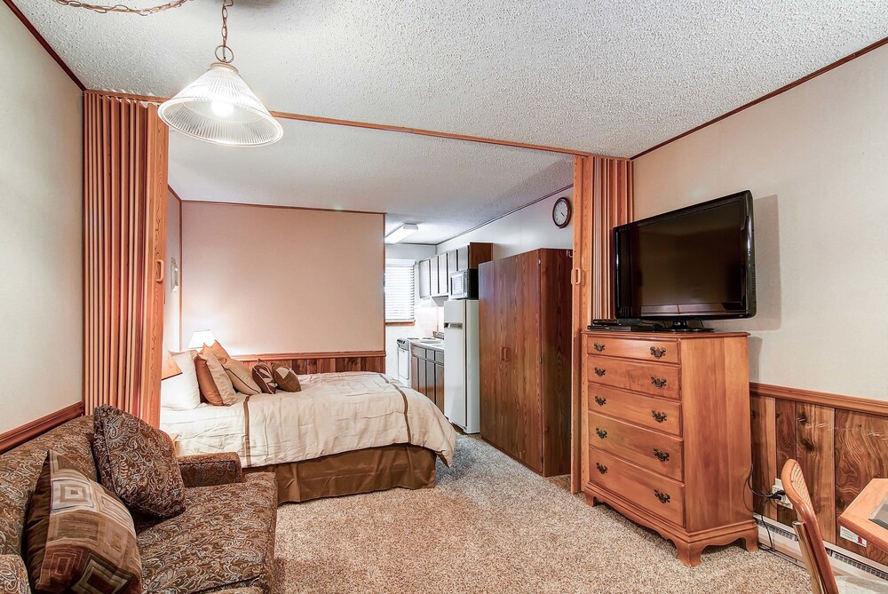 Studio, 1 Queen Bed with Sofa bed (Bronze) - Living Area