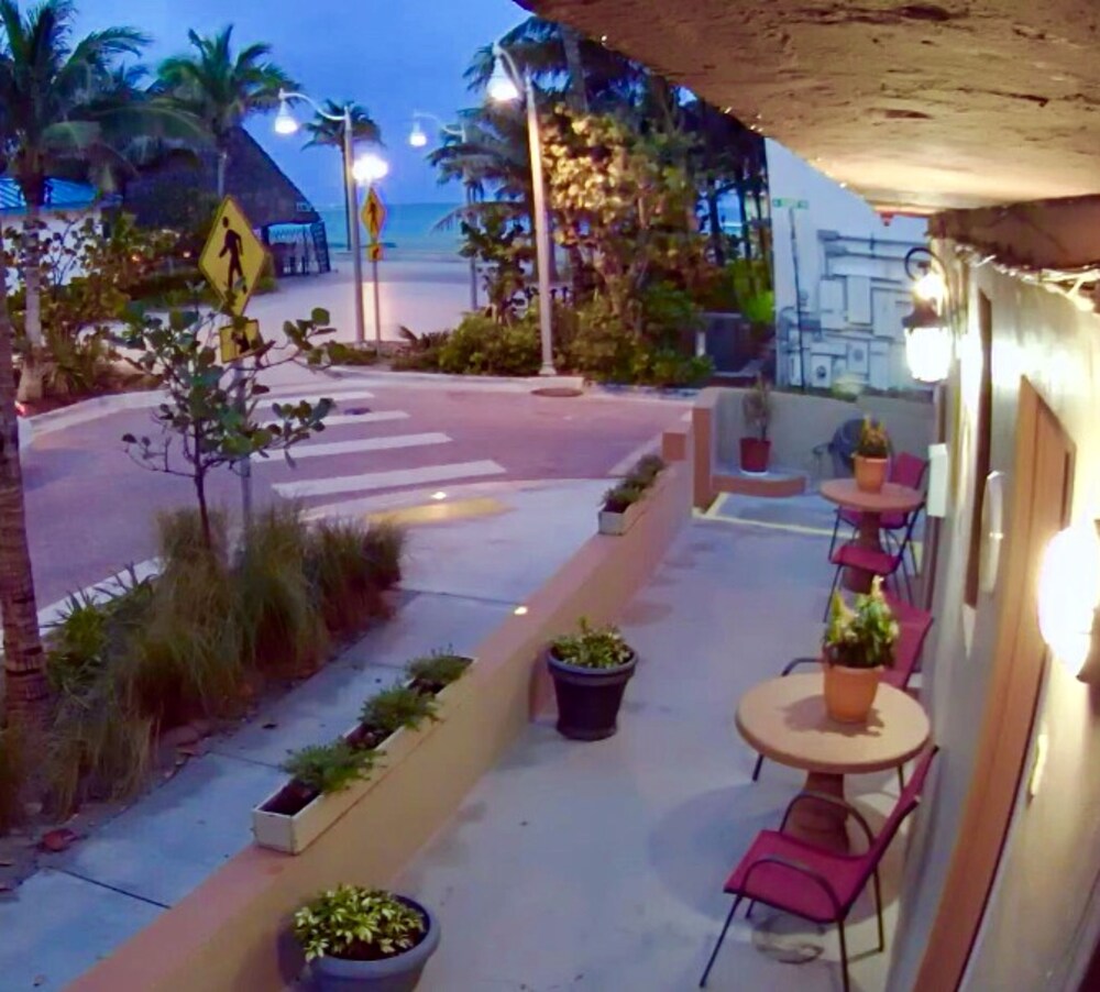 Hotel Front - Evening/Night