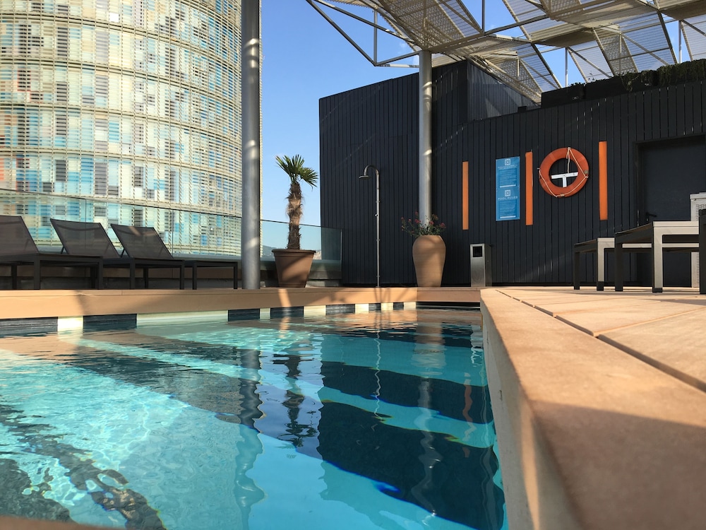 Piscina en la terraza