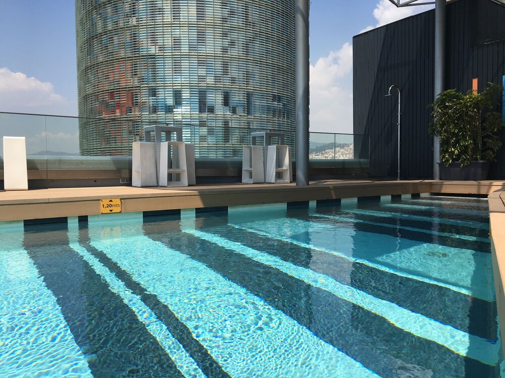 Piscina en la terraza