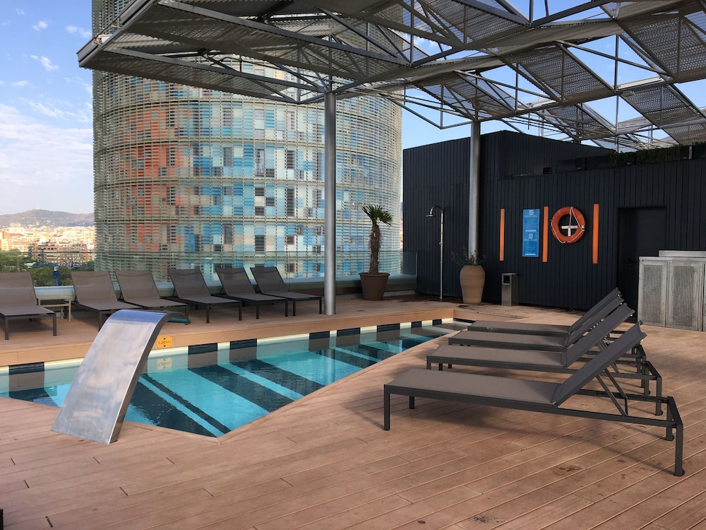 Piscina en la terraza