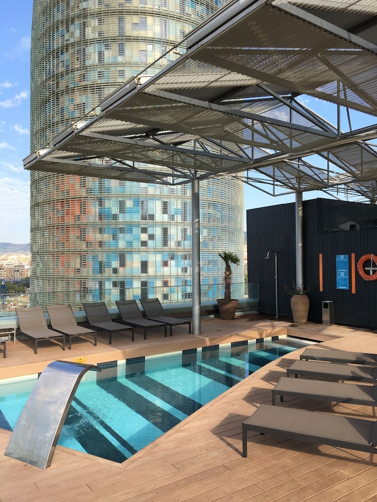 Piscina en la terraza