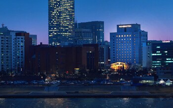 Hotel Front - Evening/Night