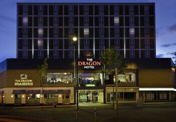 Hotel Front - Evening/Night