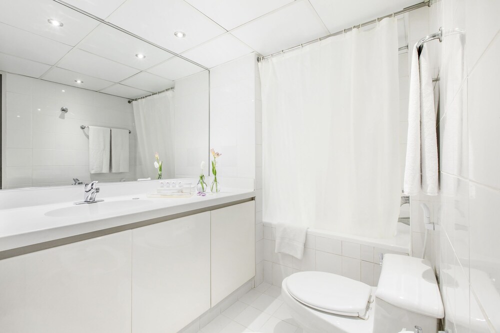 Dusche im Bad