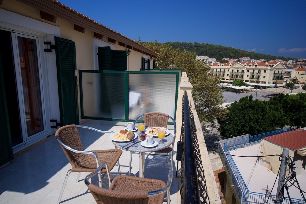 Blick vom Balkon