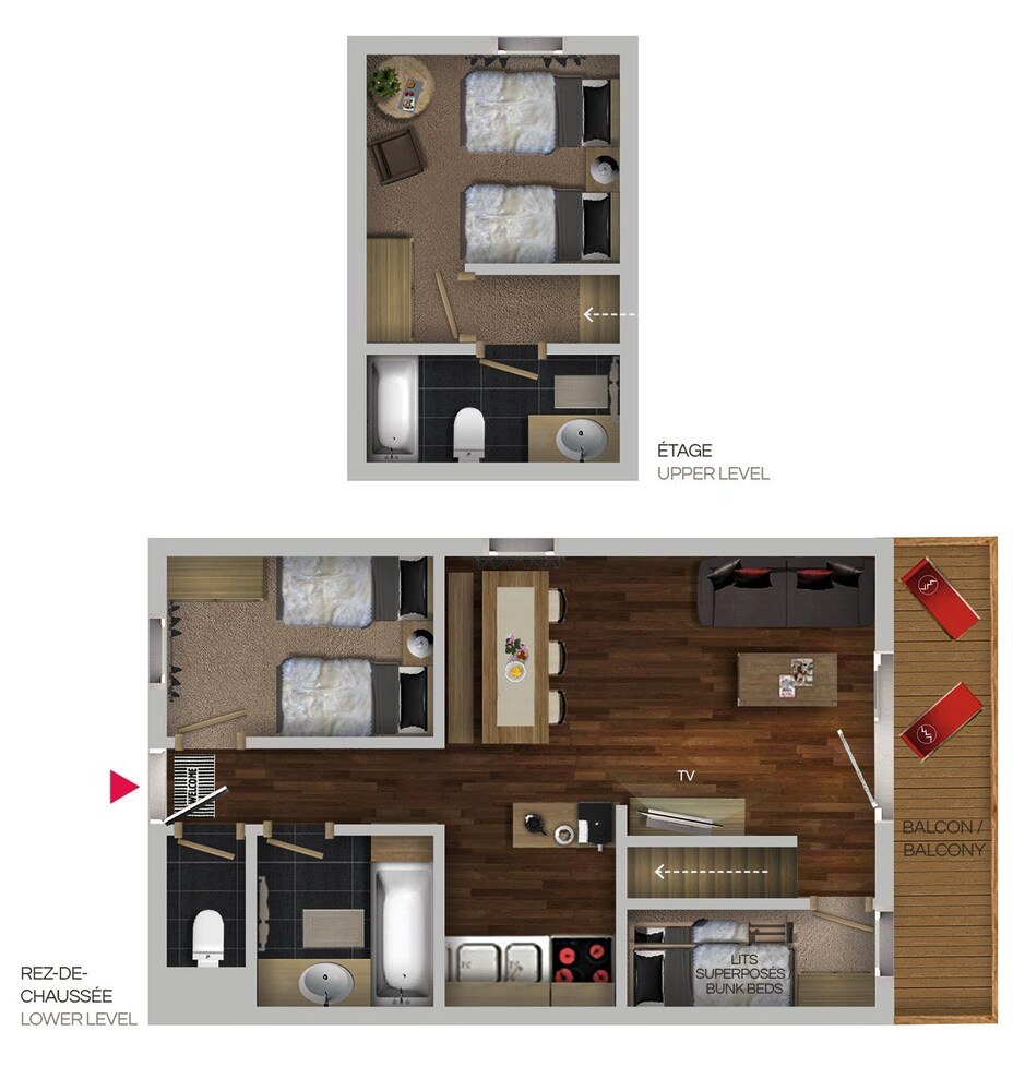Apartment, 2 Bedrooms - Guestroom