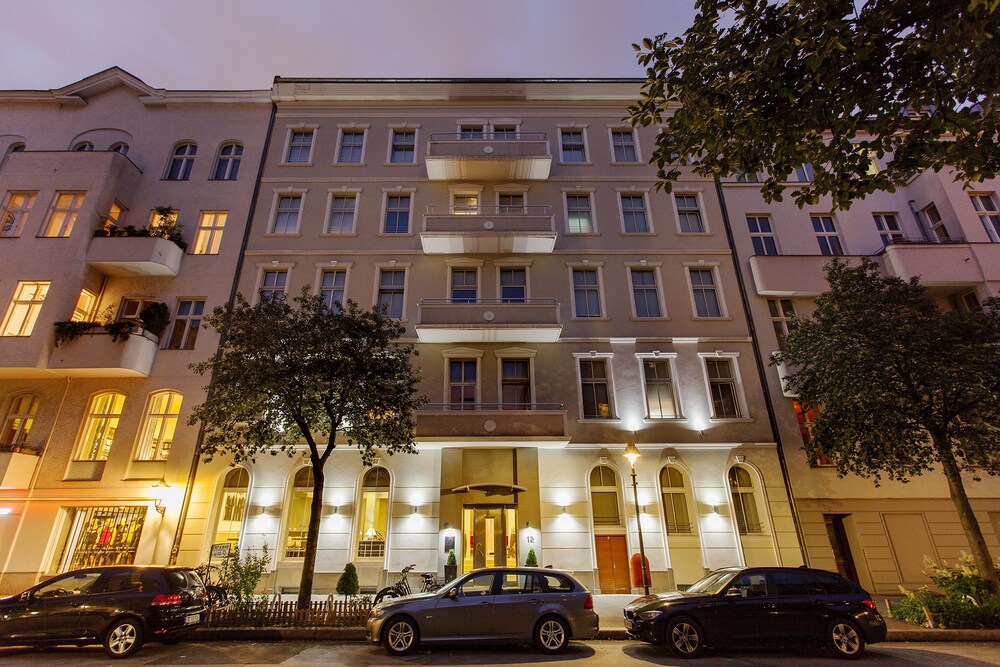 Hotel Front - Evening/Night