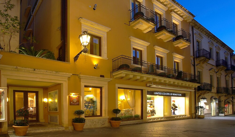 Hotel Front - Evening/Night