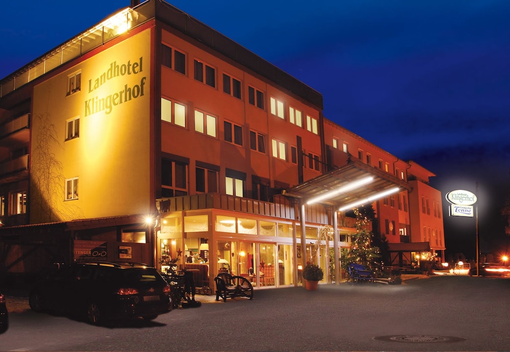 Hotel Front - Evening/Night