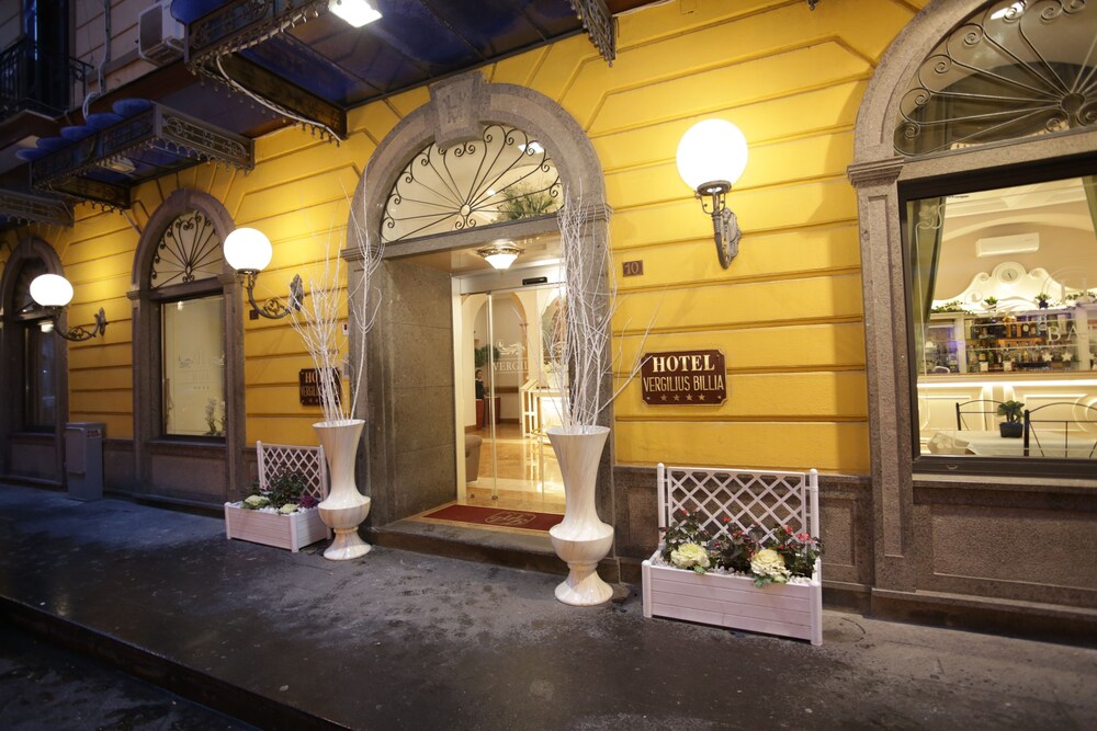 Hotel Front - Evening/Night