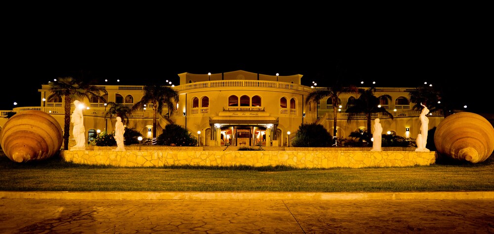 Hotel Front - Evening/Night