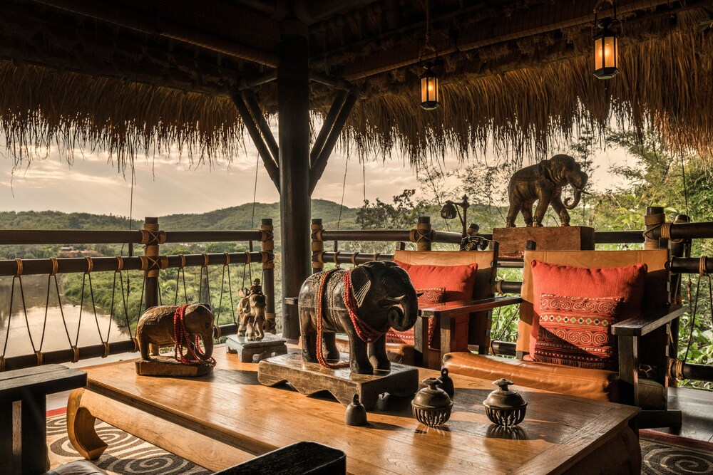 Bar (on property), Four Seasons Tented Camp Golden Triangle