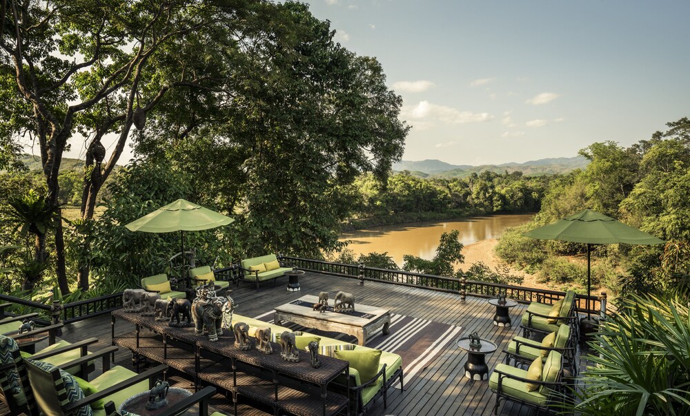 Lobby, Four Seasons Tented Camp Golden Triangle