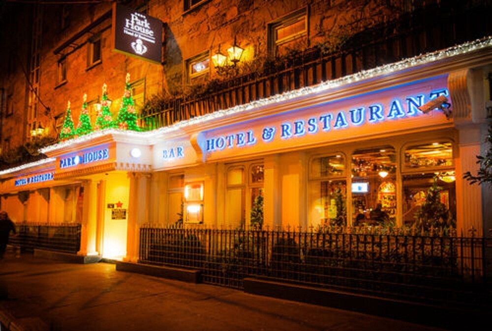 Hotel Front - Evening/Night