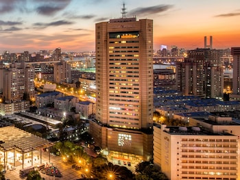 Hotel Front - Evening/Night
