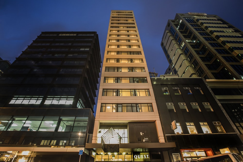 Hotel Front - Evening/Night