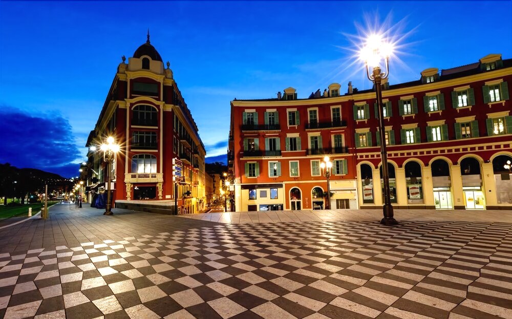 Hotel Front - Evening/Night