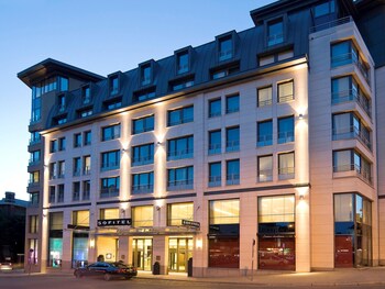 Hotel Front - Evening/Night