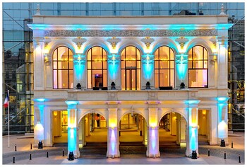 Hotel Front - Evening/Night