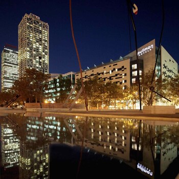 Hotel Front - Evening/Night