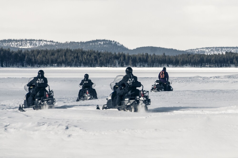 Snowmobiling