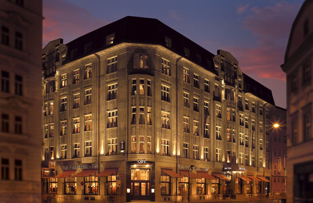 Hotel Front - Evening/Night