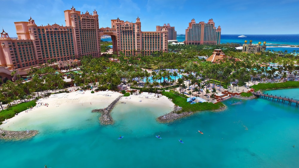 Aerial view, The Cove at Atlantis