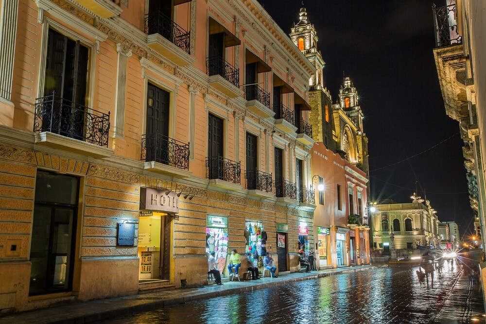Hotel Front - Evening/Night